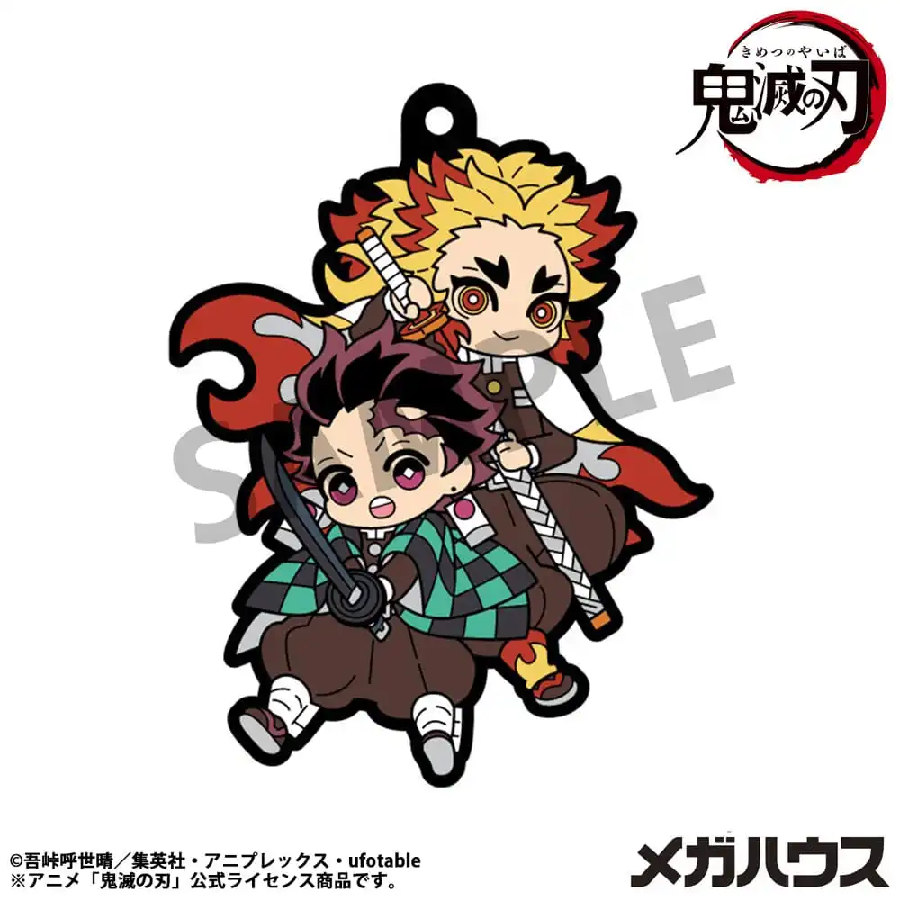 Demon Slayer: Kimetsu no Yaiba Rubber Mascot 6 cm Vol. 4 - 1 Unidade